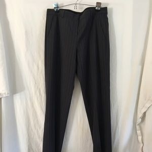 Theory Sz 8 slacks do gray pinstripe